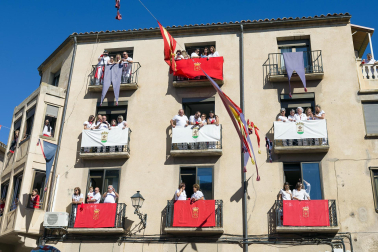 Fotos del cohete de las fiestas de Corella 2023./