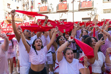 Fotos del cohete de las fiestas de Corella 2023./