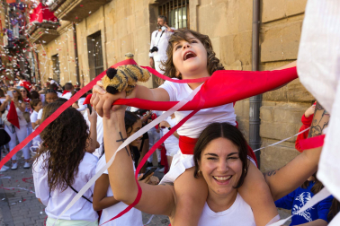 Fotos del cohete de las fiestas de Corella 2023./
