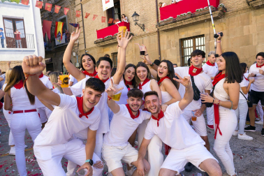 Fotos del cohete de las fiestas de Corella 2023./