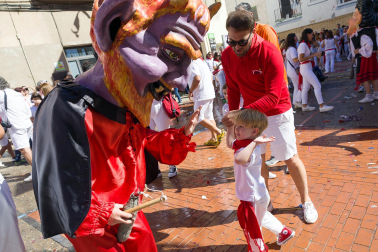 Fotos del cohete de las fiestas de Corella 2023./