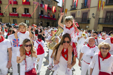 Fotos del cohete de las fiestas de Corella 2023./