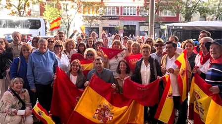 Delegación del PP Navarra en la manifestación de Madrid