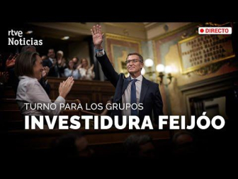 El debate de investidura de Feijóo, en directo