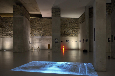 Fotos de la exposición con las obras seleccionadas en los Encuentros.