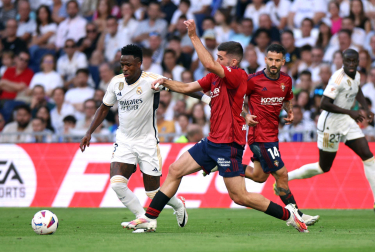 Jugadas del encuentro de la Jornada 9 de LaLiga EA Sports entre rojillos y merengues disputado en el Santiago Bernabéu