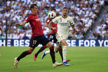 Jugadas del encuentro de la Jornada 9 de LaLiga EA Sports entre rojillos y merengues disputado en el Santiago Bernabéu