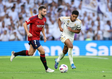 Jugadas del encuentro de la Jornada 9 de LaLiga EA Sports entre rojillos y merengues disputado en el Santiago Bernabéu