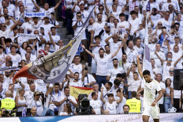 Jugadas del encuentro de la Jornada 9 de LaLiga EA Sports entre rojillos y merengues disputado en el Santiago Bernabéu