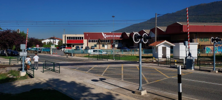 Lugar del atropello.