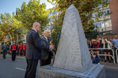 Celebración en Pamplona de la festividad de la patrona de la Guardia Civil.