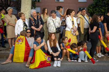 Celebración en Pamplona de la festividad de la patrona de la Guardia Civil.