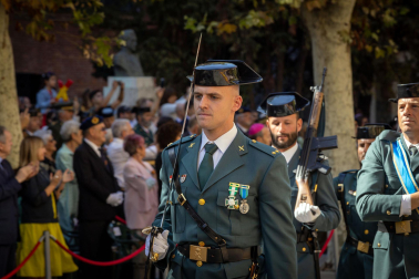 Celebración en Pamplona de la festividad de la patrona de la Guardia Civil.