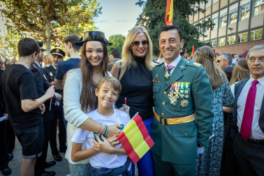 Celebración en Pamplona de la festividad de la patrona de la Guardia Civil.
