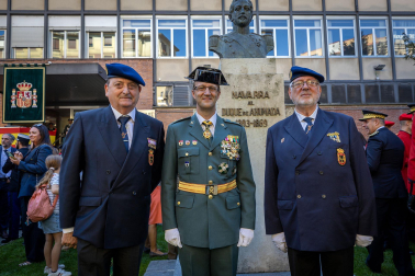 Celebración en Pamplona de la festividad de la patrona de la Guardia Civil.