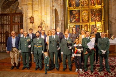 FITERO La iglesia parroquial del Monasterio Santa María La Real de Fitero acogió ayer la eucaristía con la que dieron comienzo los actos de celebración de la fiesta de la Guardia Civil de la localidad en honor a su patrona la Virgen del Pilar.