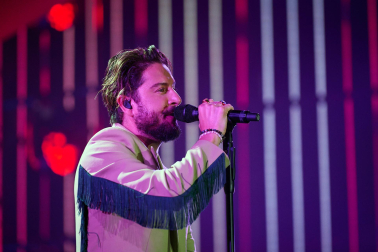 Fotos del concierto de Manuel Carrasco en el Navarra Arena. /