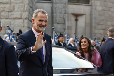 La Familia Real ha asistido en Oviedo al concierto previo a la entrega, este viernes, de los Premios Princesa de Asturias.