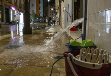 Imagen de los daños de la borrasca Bernard en Andalucía