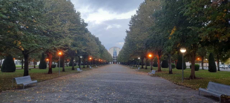 Mañana otoñal en la UPNA./