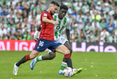 Fotos del Betis 2-1 Osasuna de la jornada 11./