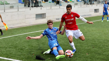 Encuentro de primera ronda de la Copa del Rey 2023/2024 entre C.D. Valle de Egüés y Teruel en el Municipal del Valle de Aranguren
