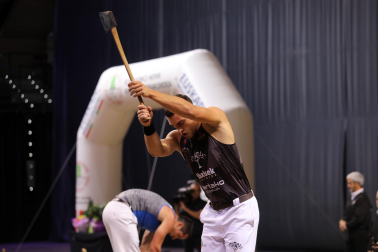 Fotos del campeonato de Aizkora en el Navarra Arena.