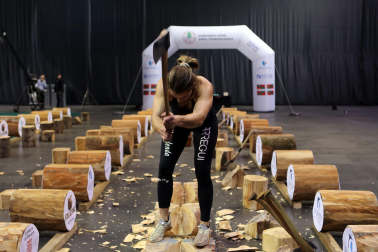 Fotos del campeonato de Aizkora en el Navarra Arena.