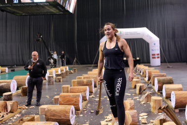 Fotos del campeonato de Aizkora en el Navarra Arena.