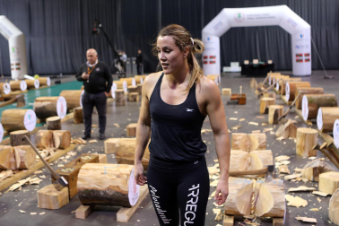 Fotos del campeonato de Aizkora en el Navarra Arena.
