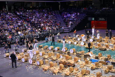 Fotos del campeonato de Aizkora en el Navarra Arena.