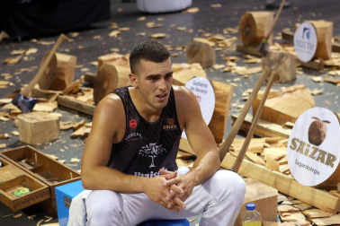 Fotos del campeonato de Aizkora en el Navarra Arena.