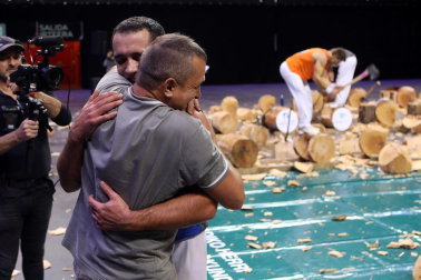 Fotos del campeonato de Aizkora en el Navarra Arena.