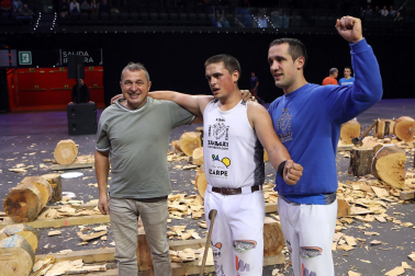 Fotos del campeonato de Aizkora en el Navarra Arena.