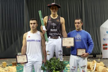 Fotos del campeonato de Aizkora en el Navarra Arena.