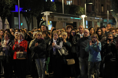 Concentración "contra la violencia vicaria" en Estella.