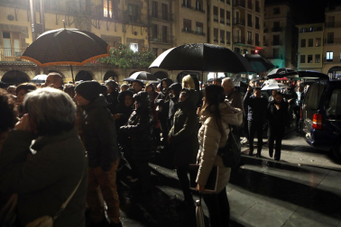 Funeral en la iglesia de San Juan por el niño fallecido en Urbasa.