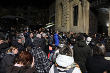 Funeral en la iglesia de San Juan por el niño fallecido en Urbasa.