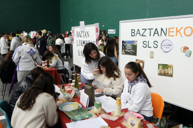Fotos de la XII Feria de Empresas Simuladas de Navarra, celebrada en Elizondo.