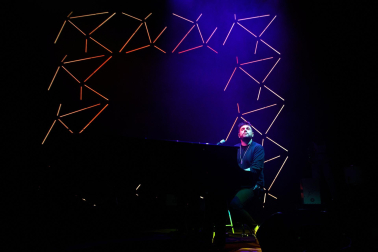 Fotos del concierto de Pablo López en el Navarra Arena. /