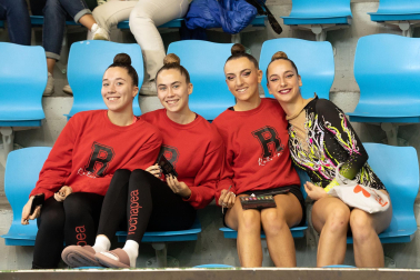 Fotos del Trofeo Comunidad Foral de gimnasia en Anaitasuna./