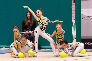 Fotos del Trofeo Comunidad Foral de gimnasia en Anaitasuna./