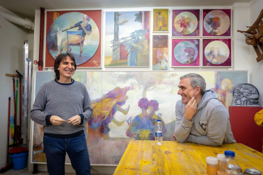 Fotos del programa 'Talleres abiertos de artistas'. /