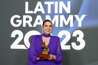 Premiados en la 24 edición de los Premios Grammy, celebrada en Sevilla.