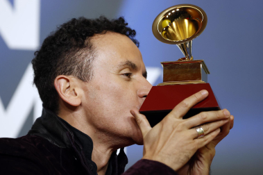 Premiados en la 24 edición de los Premios Grammy, celebrada en Sevilla.