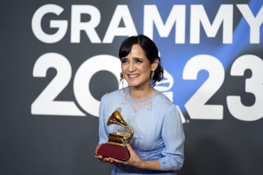 Premiados en la 24 edición de los Premios Grammy, celebrada en Sevilla.
