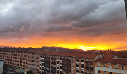 El cielo esta mañana