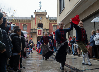 Celebración de la festividad de San Andrés en Estella.
