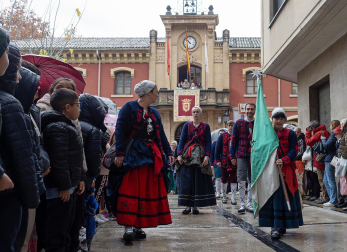 Celebración de la festividad de San Andrés en Estella.
