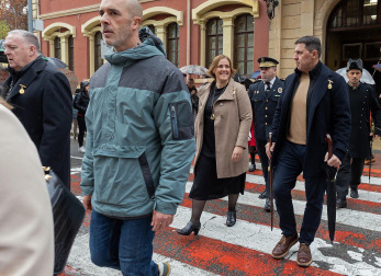 Celebración de la festividad de San Andrés en Estella.